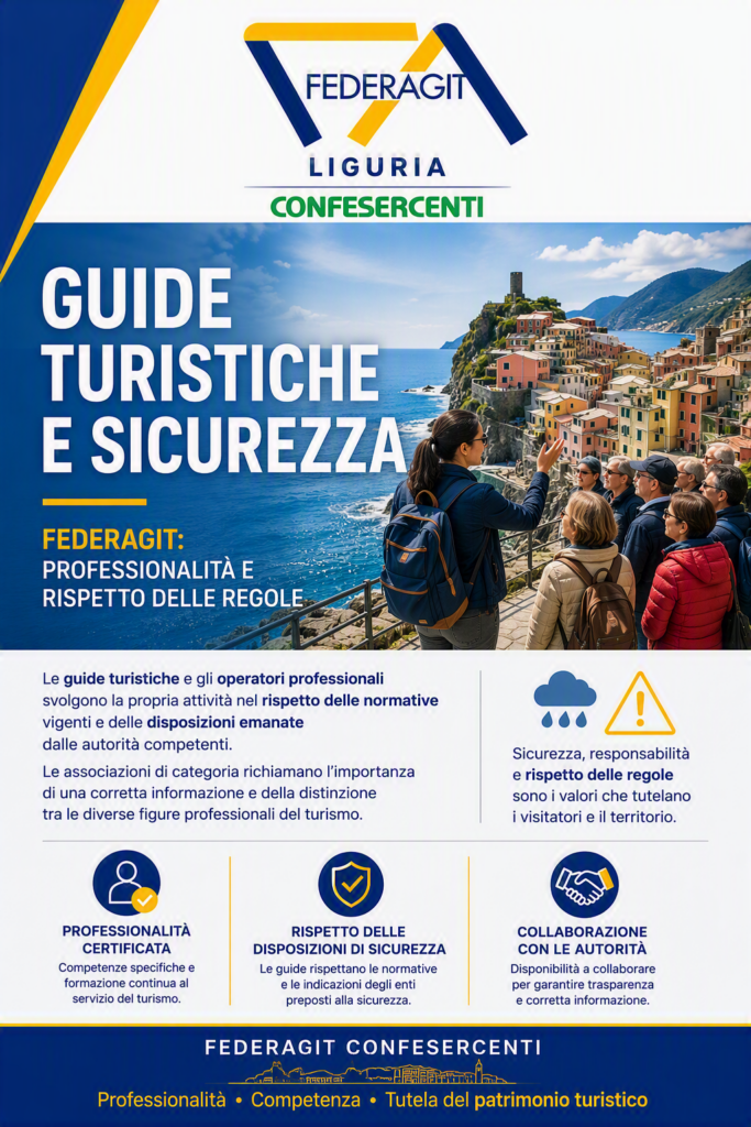 Comitive e allerta meteo: "Le guide turistiche rispettano le regole"